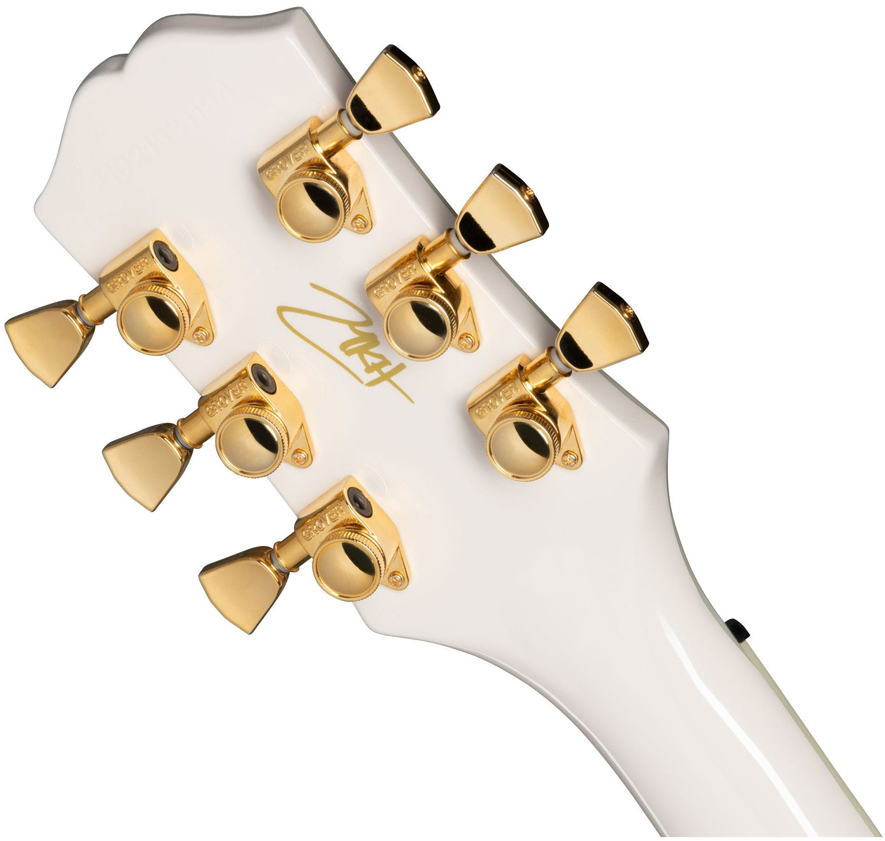 Epiphone Matt Heafy Les Paul Custom Origins Gaucher Signature 2h Fishman Fluence Custom Ht Eb - Bone White - Linkshandige elektrische gitaar - Variati