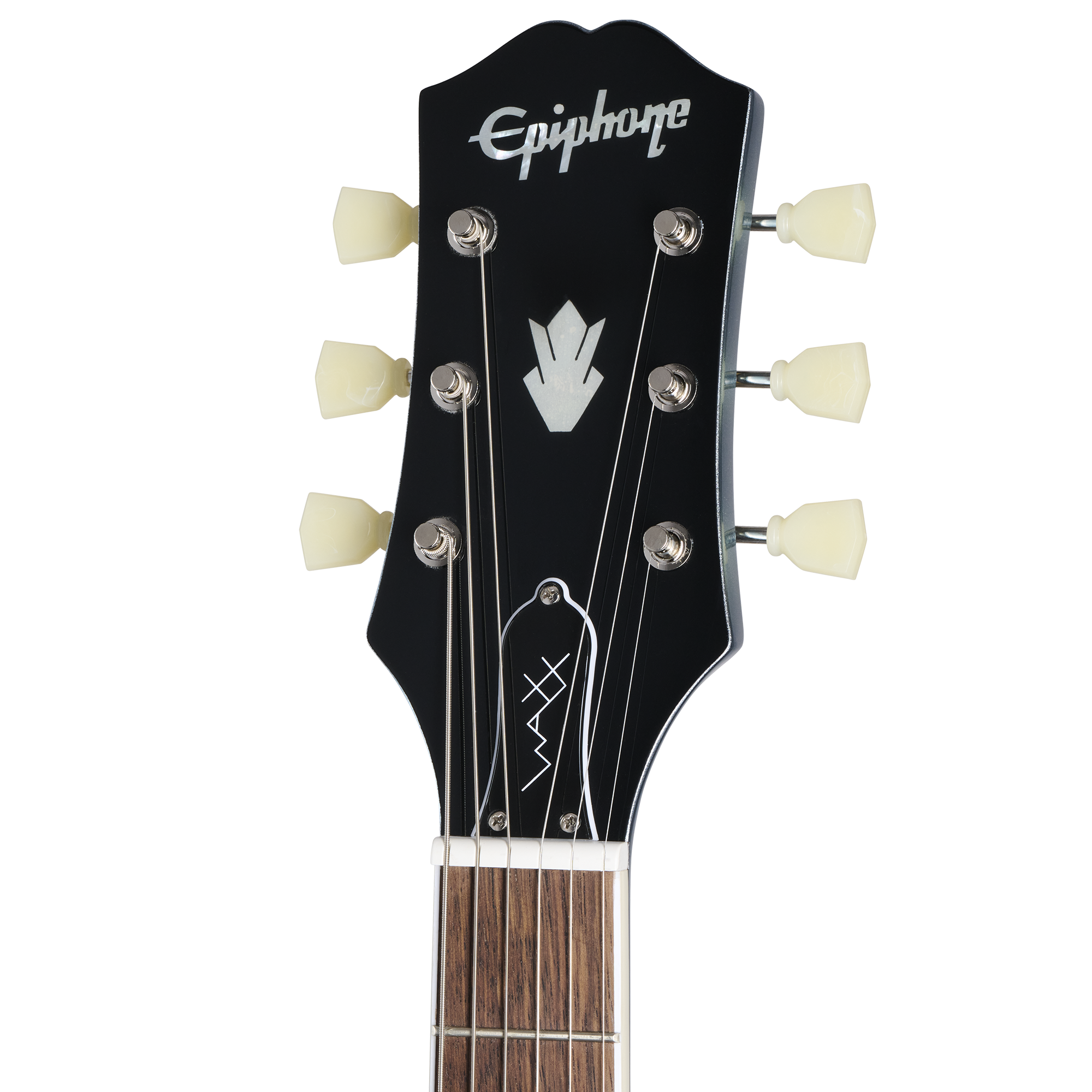 Epiphone Nighthawk Studio Waxx Hh Ht Lau - Pelham Blue - Enkel gesneden elektrische gitaar - Variation 2