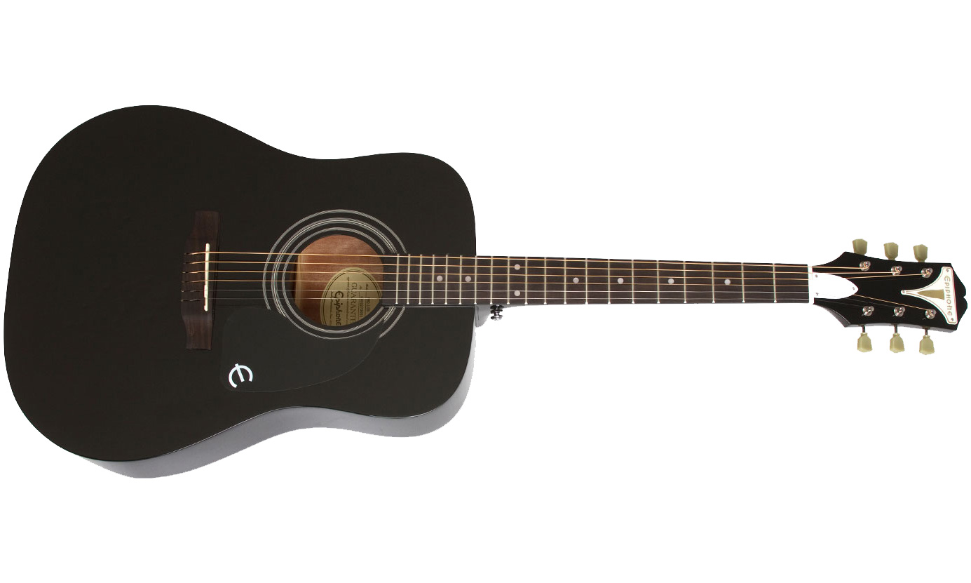 Epiphone Pro-1 Acoustic Dreadnought Epicea Acajou - Ebony - Westerngitaar & electro - Variation 1