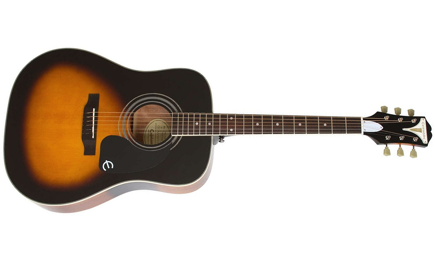 Epiphone Pro-1 Acoustic Dreadnought Epicea Acajou 2016 - Vintage Sunburst - Westerngitaar & electro - Variation 1