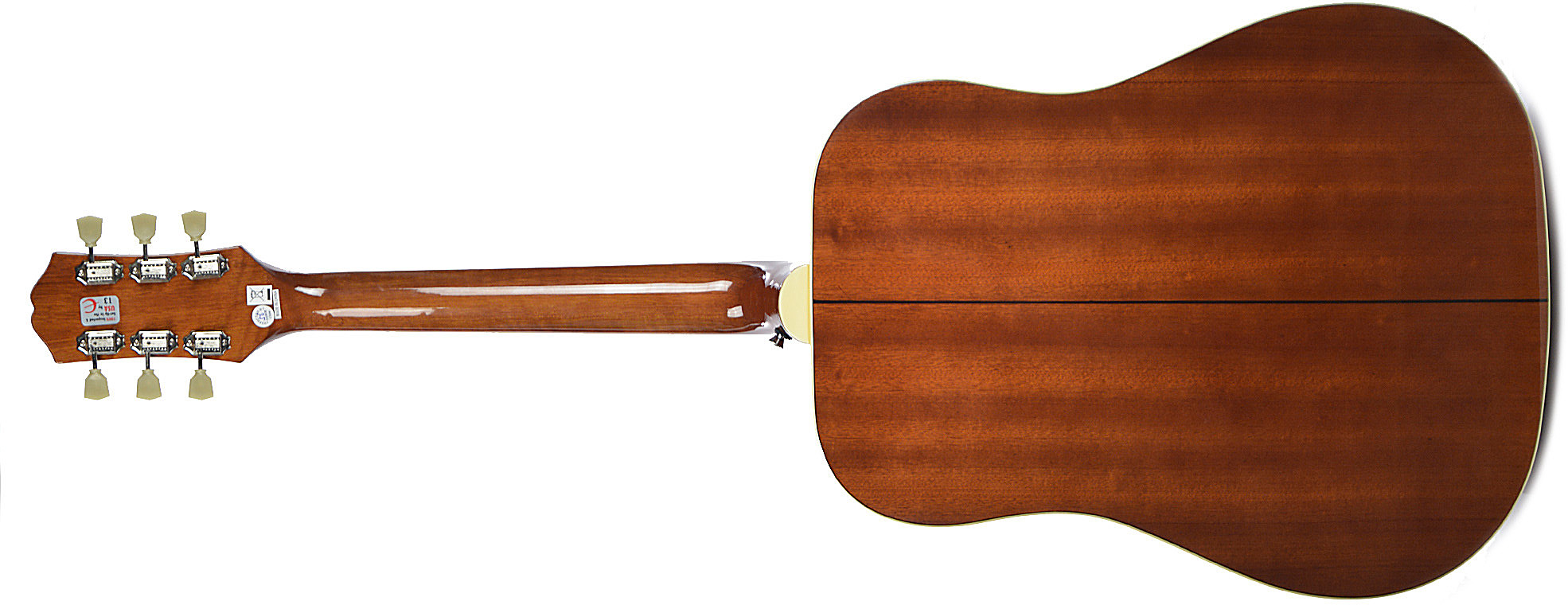 Epiphone Pro-1 Plus Acoustic Dreadnought Epicea Acajou - Natural - Westerngitaar & electro - Variation 1