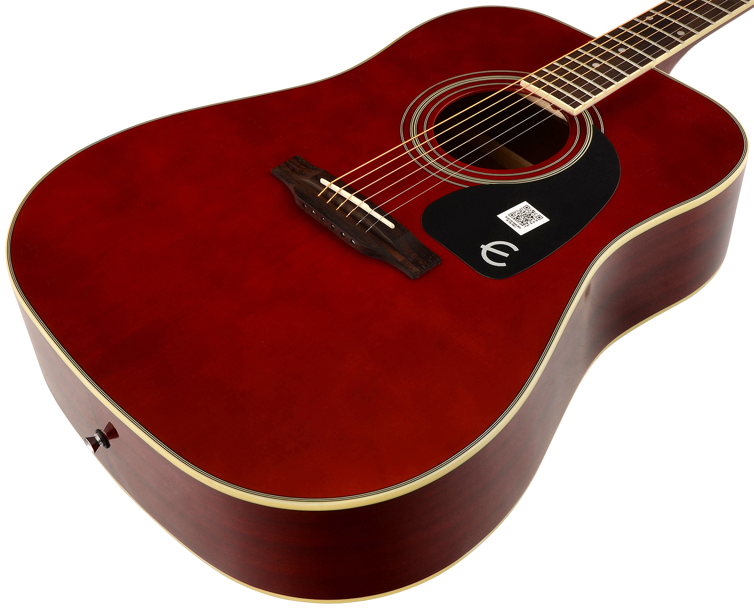 Epiphone Pro-1 Plus Acoustic Dreadnought Epicea Acajou - Wine Red - Westerngitaar & electro - Variation 1