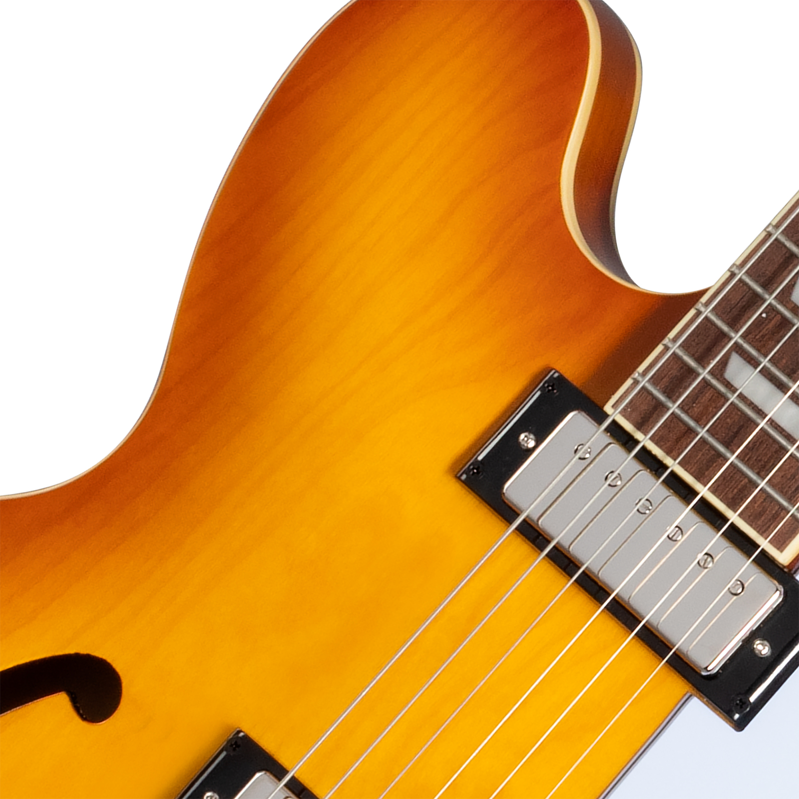 Epiphone Riviera Original Archtop 2mh Ht Rw - Royal Tan - Semi hollow elektriche gitaar - Variation 2
