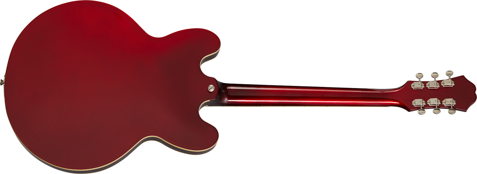 Epiphone Riviera Original Archtop 2mh Ht Lau - Sparkling Burgundy Top - Semi hollow elektriche gitaar - Variation 1