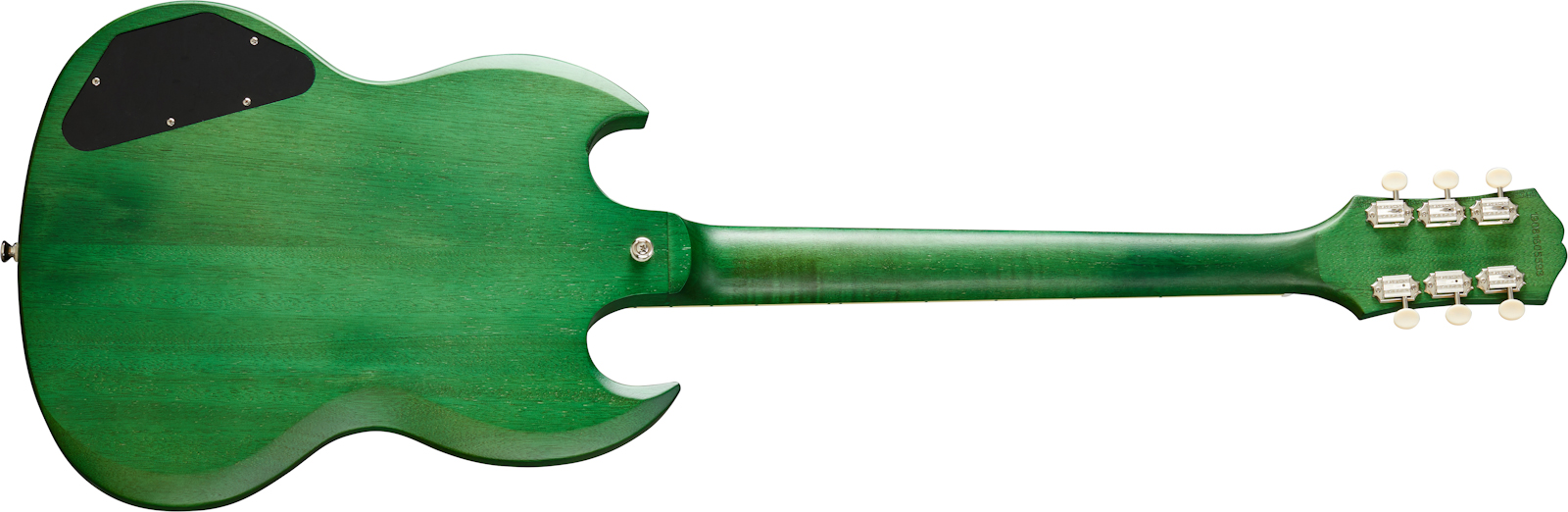 Epiphone Sg Classic Worn 2s P90 Ht Lau - Satin Inverness Green - Retro-rock elektrische gitaar - Variation 1