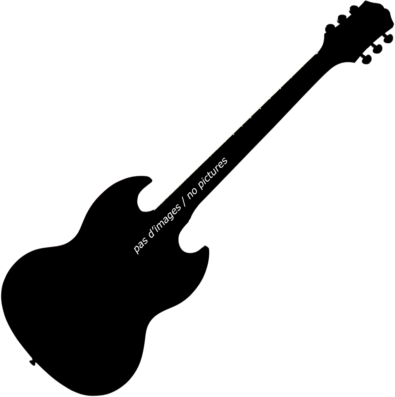Epiphone Sg Custom 2h Ht Eb - Ebony - Guitarra eléctrica de doble corte. - Variation 1