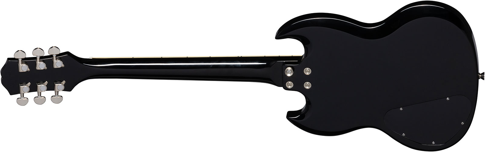 Epiphone Sg Power Players 2h Ht Lau - Dark Matter Ebony - Guitarra eléctrica de doble corte. - Variation 1