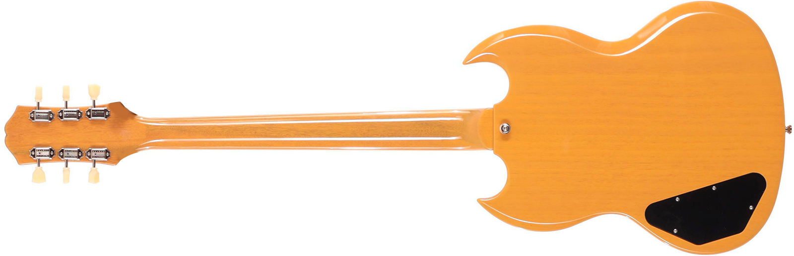 Epiphone Sg Standard Ibg Original Ltd 2h Ht Lau - Tv Yellow - Double cut gitaar - Variation 1
