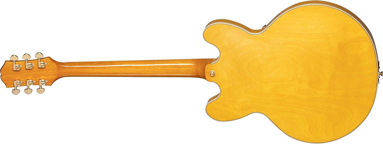 Epiphone Sheraton Lh Original Archtops Gaucher 2mh Ht Rw - Natural - Semi hollow elektriche gitaar - Variation 1