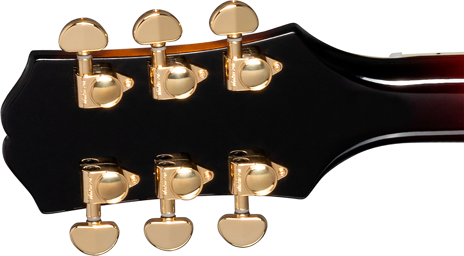 Epiphone Sheraton Lh Original Archtops Gaucher 2mh Ht Rw - Vintage Sunburst - Semi hollow elektriche gitaar - Variation 5