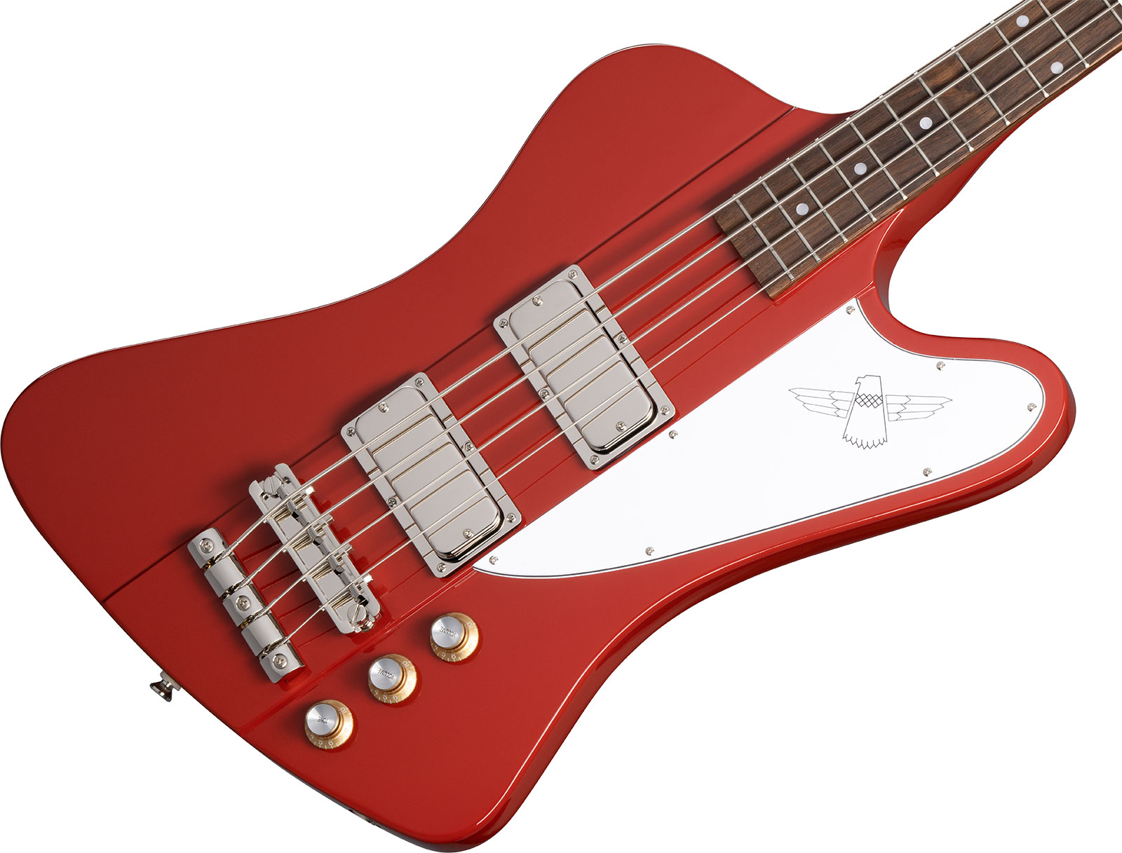 Epiphone Thunderbird 1964 Original Lau - Ember Red - Solid body elektrische bas - Variation 3