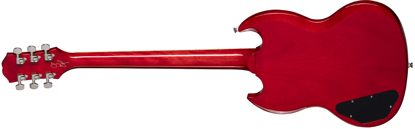 Epiphone Tony Iommi Sg Special Signature 2s P90 Ht Rw - Vintage Cherry - Guitarra eléctrica de doble corte. - Variation 1