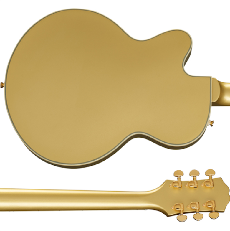 Epiphone Uptown Kat Es Original 2h Ht Eb - Topaz Gold Metallic - Semi hollow elektriche gitaar - Variation 1