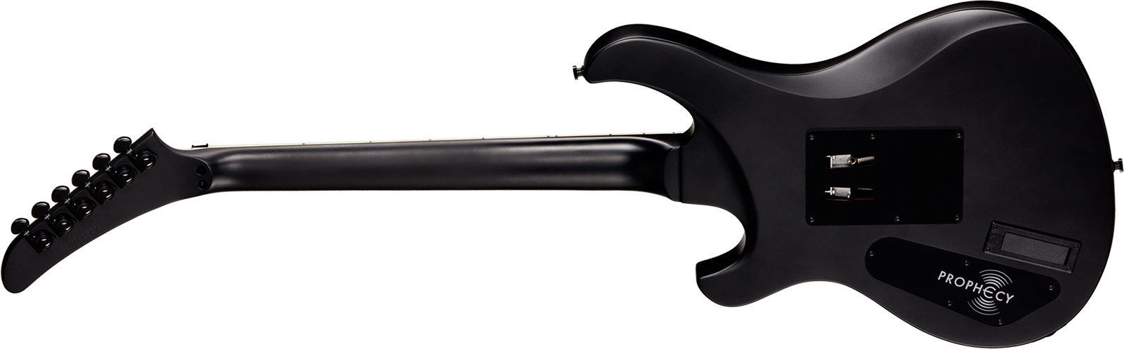 Epiphone Victory Prophecy Modern 2h Fishman Fluence Ht Eb - Obsidian Storm Satin - Elektrische gitaar in Strat vorm - Variation 1
