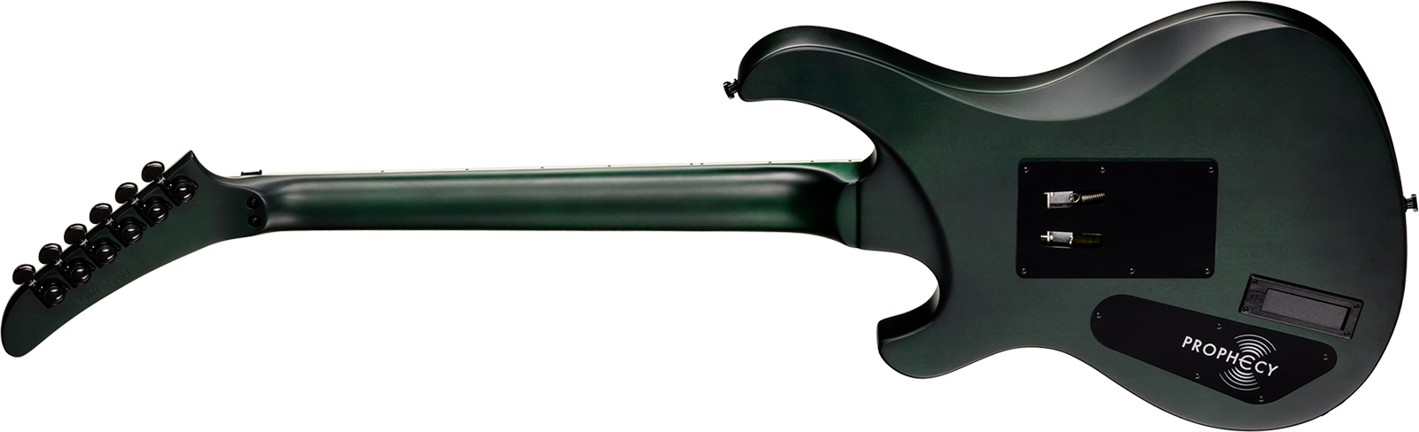 Epiphone Victory Prophecy Modern 2h Fishman Fluence Ht Eb - Aqua Smoke Satin - Elektrische gitaar in Strat vorm - Variation 1