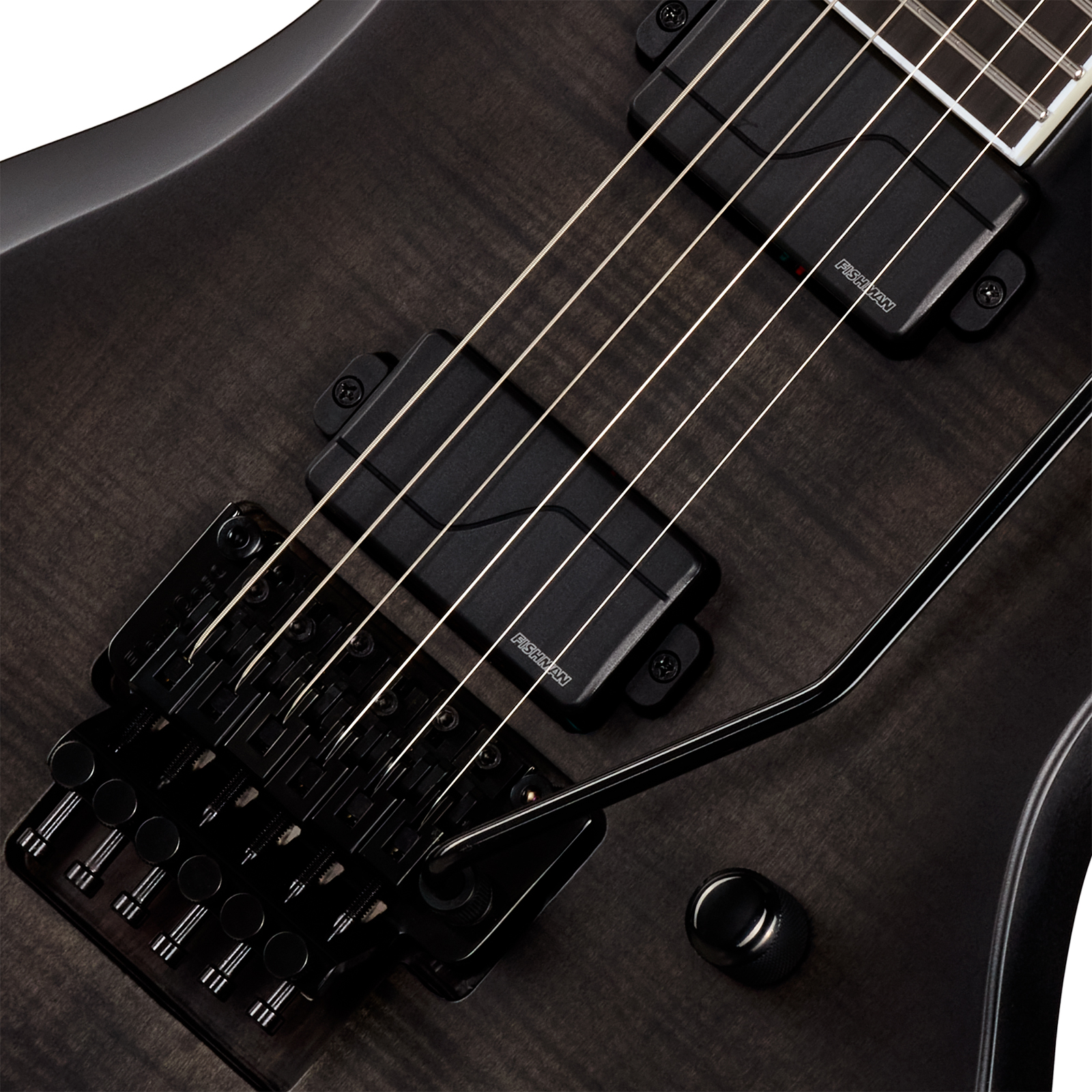 Epiphone Victory Prophecy Modern 2h Fishman Fluence Ht Eb - Obsidian Storm Satin - Elektrische gitaar in Strat vorm - Variation 2