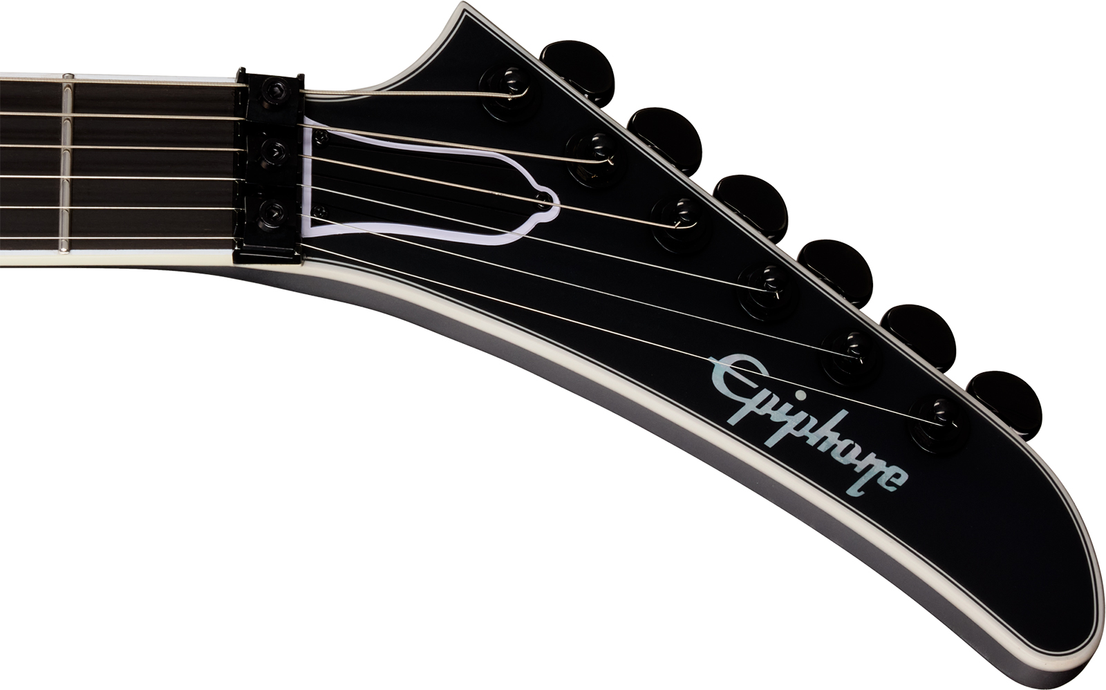 Epiphone Victory Prophecy Modern 2h Fishman Fluence Ht Eb - Obsidian Storm Satin - Elektrische gitaar in Strat vorm - Variation 5