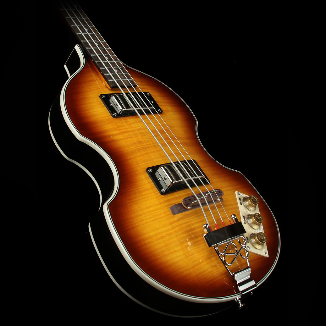 Epiphone Viola Bass Rw - Vintage Sunburst - Hollow body elektrische bas - Variation 2