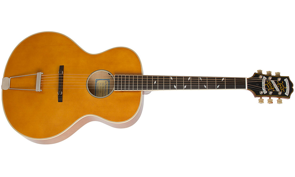 Epiphone Zenith Masterbilt Century Archtop Epicea Erable 2016 - Natural - Elektro-akoestische gitaar - Variation 1