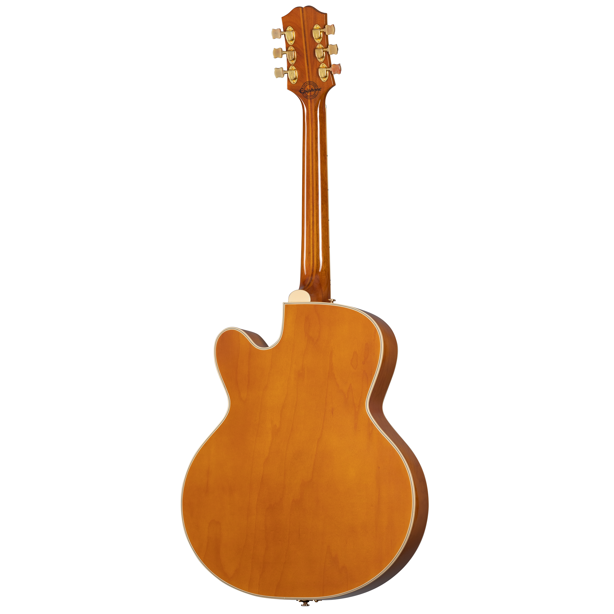 Epiphone Zephyr Deluxe Regent 150th Anniversary 2mh Ht Lau - Aged Antique Natural - Semi hollow elektriche gitaar - Variation 3