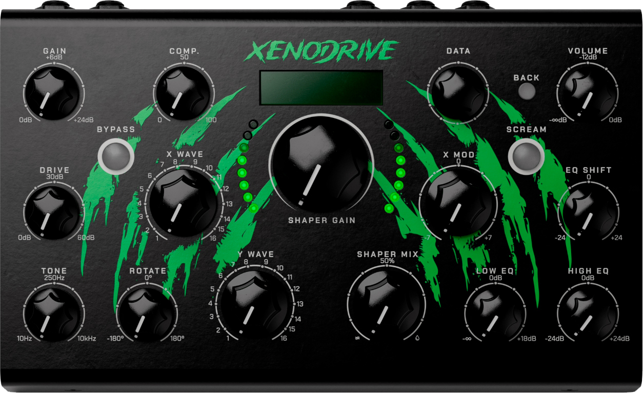 Erica Synths Xenodrive - Reverb/delay/echo effect pedaal - Main picture