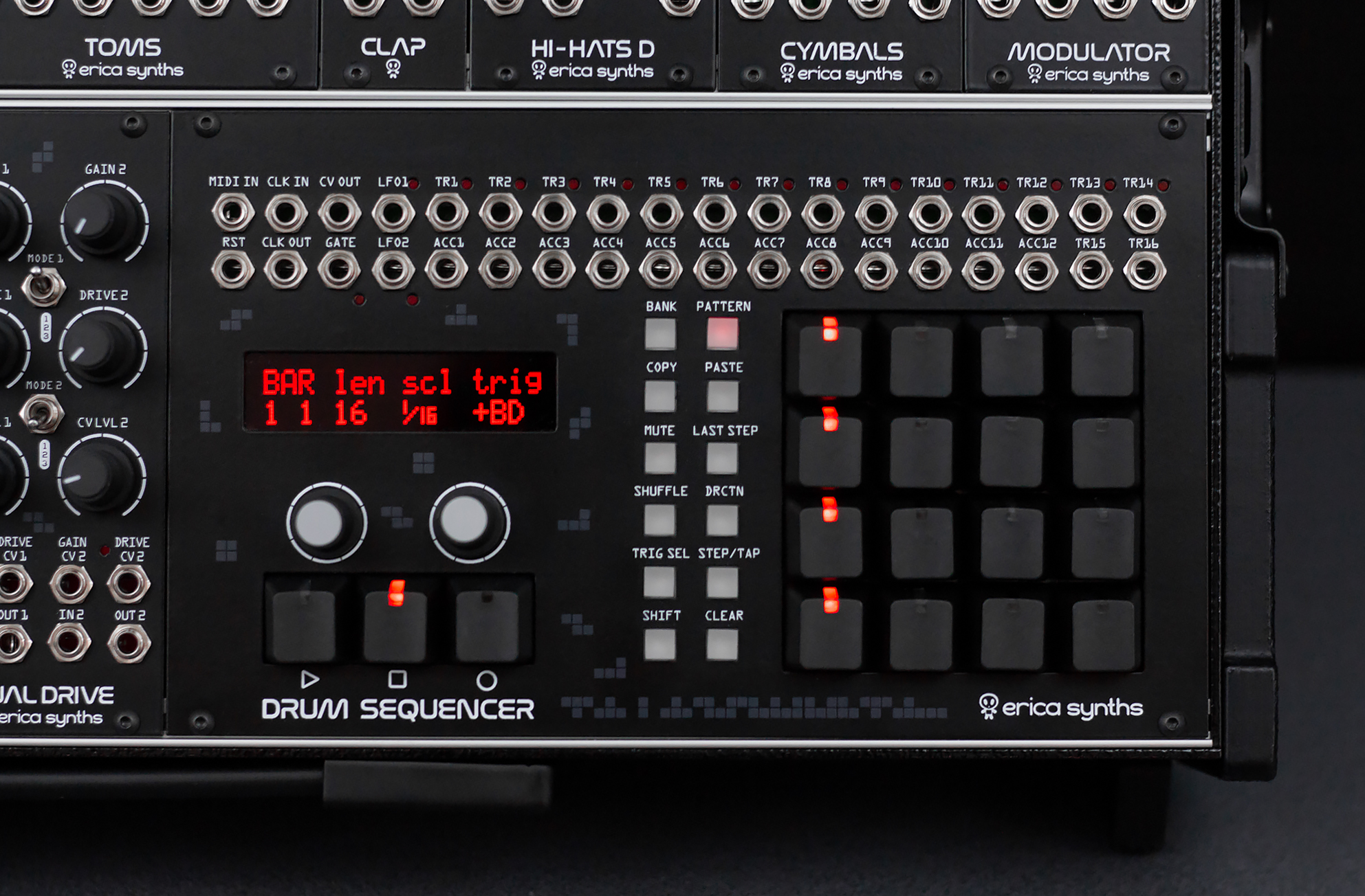 Erica Synths Techno System - Drummachine - Variation 1