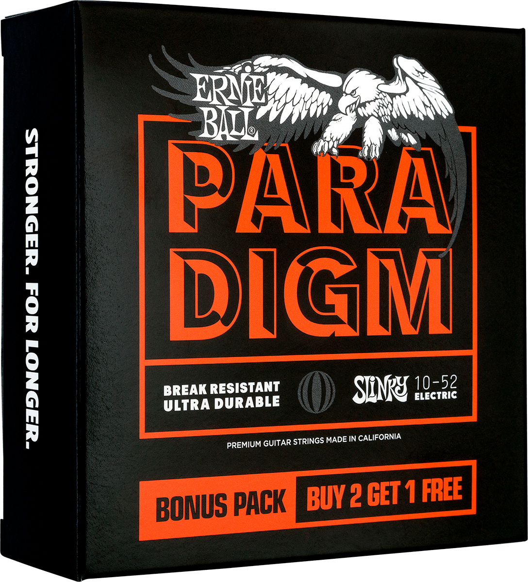 Ernie Ball Jeu De 6 Cordes Electric (3x Set) 3365 Paradigm Slinky 10-52 - Elektrische gitaarsnaren - Variation 1