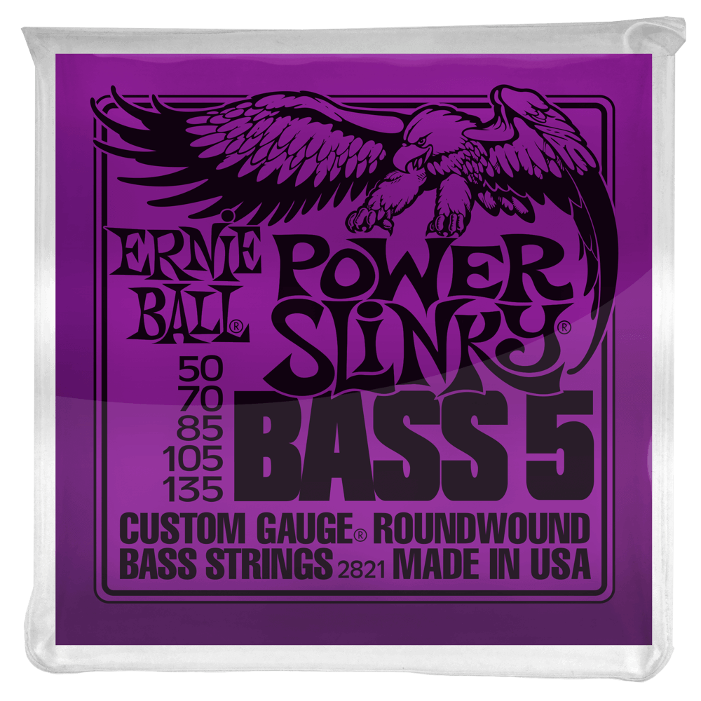Ernie Ball Jeu De 5 Cordes Bass (5) 2821 Power Slinky 50-135 - Elektrische bassnaren - Variation 2