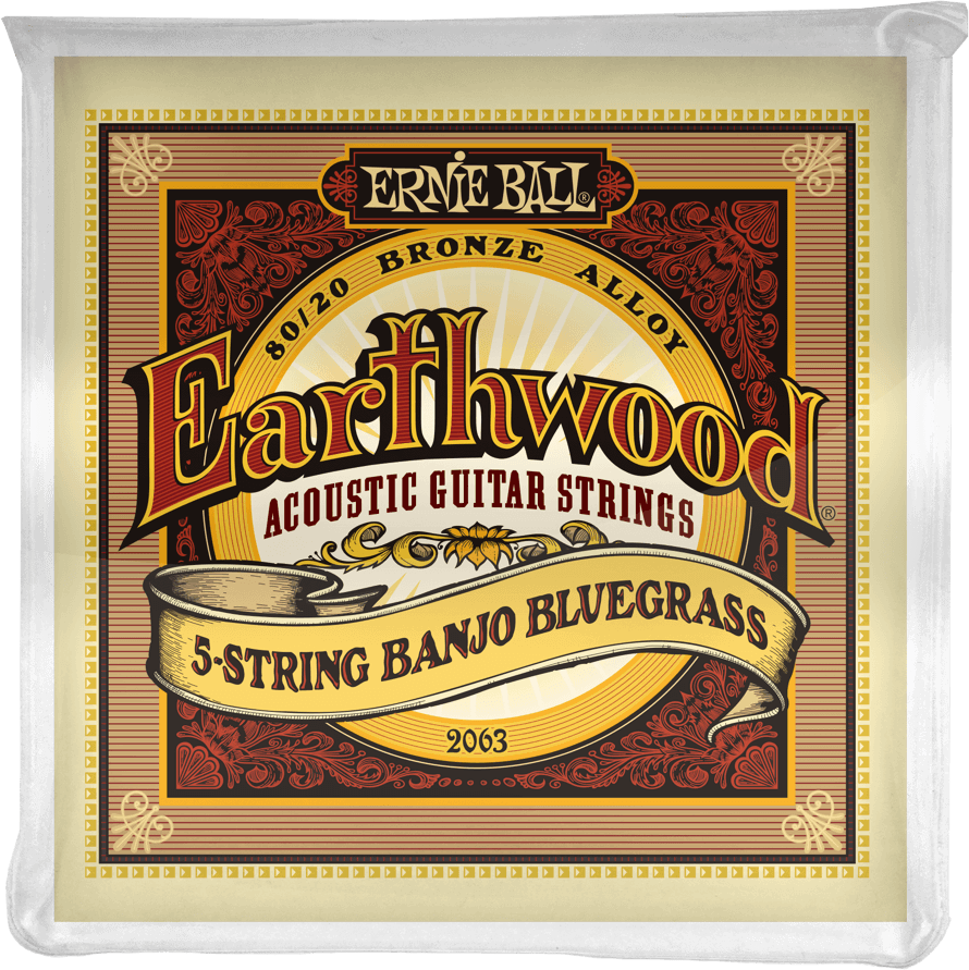 Ernie Ball Banjo (5) 2063 Earthwood 80/20 Bronze Bluegrass 9-20 - Banjosnaren - Main picture