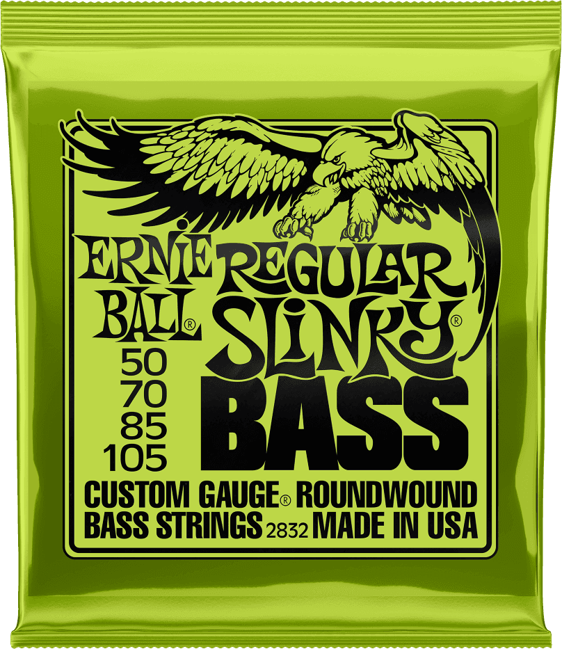 Ernie Ball Jeu De 4 Cordes Bass (4) 2832 Regular Slinky 50-105 - Elektrische bassnaren - Main picture