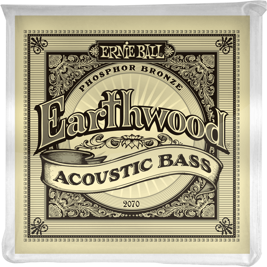 Ernie Ball Jeu De 4 Cordes Bass Acoustic (4) 2070 Earthwood Phosphore Bronze 45-95 - Akoestische bassnaren - Main picture