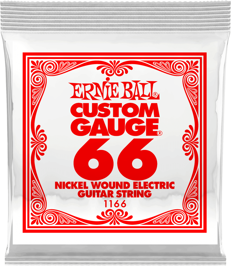 Ernie Ball Corde Au DÉtail Electric (1) 1166 Slinky Nickel Wound 66 - Elektrische gitaarsnaren - Main picture