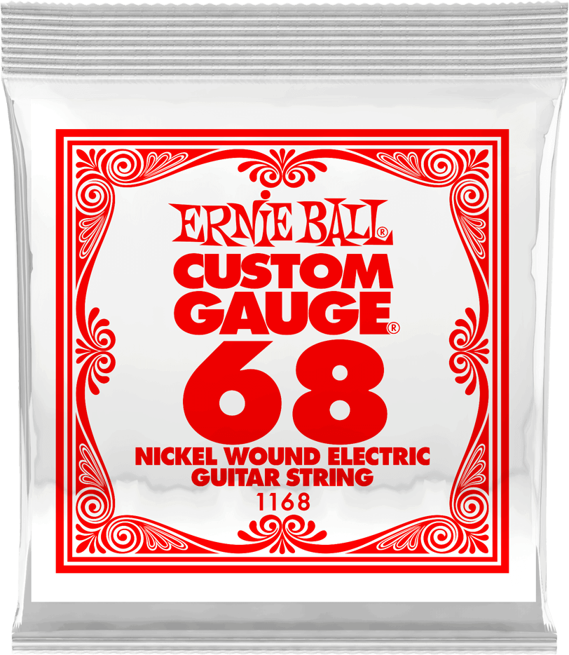Ernie Ball Corde Au DÉtail Electric (1) 1168 Slinky Nickel Wound 68 - Elektrische gitaarsnaren - Main picture