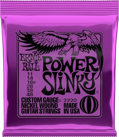 Ernie Ball Electric (6) 2220 Power Slinky 11-48 - Elektrische gitaarsnaren - Main picture