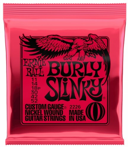 Ernie Ball Electric (6) 2226 Burly Slinky 11-52 - Elektrische gitaarsnaren - Main picture