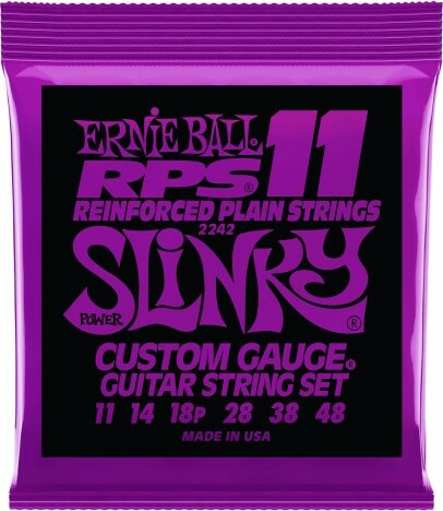 Ernie Ball Jeu De 6 Cordes Electric (6) 2242 Rps Power Slinky Custom Gauge 9-46 - Elektrische gitaarsnaren - Main picture