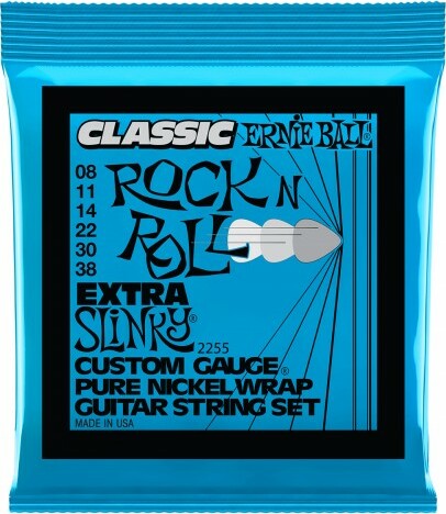 Ernie Ball Jeu De 6 Cordes Electric (6) 2255 Classic Rock N Roll Extra Slinky 8-38 - Elektrische gitaarsnaren - Main picture