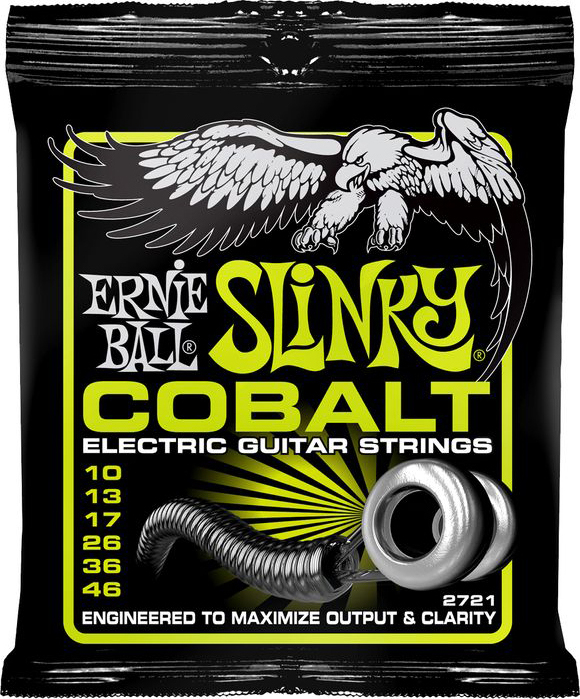 Ernie Ball Jeu De 6 Cordes Electric (6) 2721 Cobalt Regular Slinky 10-46 - Elektrische gitaarsnaren - Main picture