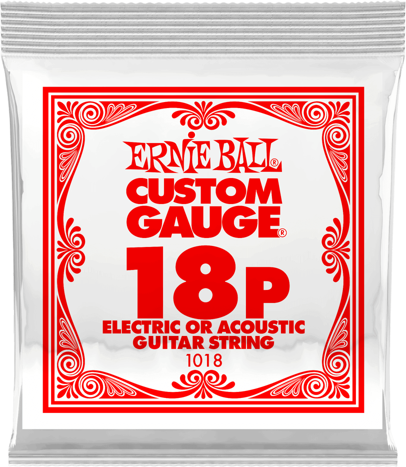 Ernie Ball Corde Au DÉtail Electric / Acoustic (1) 1018 Slinky Nickel Wound 18 - Elektrische gitaarsnaren - Main picture