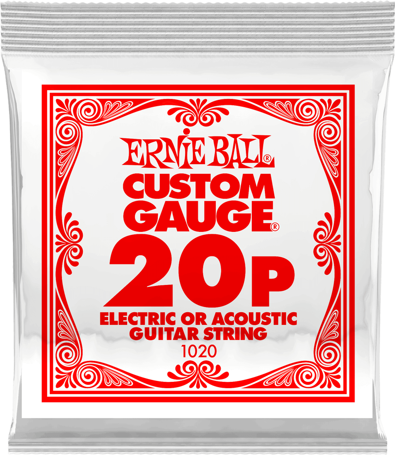 Ernie Ball Corde Au DÉtail Electric / Acoustic (1) 1020 Slinky Nickel Wound 20 - Elektrische gitaarsnaren - Main picture