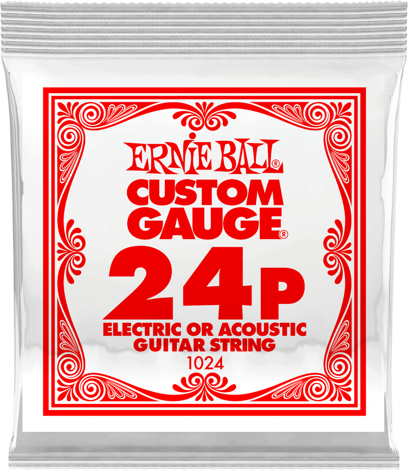 Ernie Ball Corde Au DÉtail Electric / Acoustic (1) 1024 Slinky Nickel Wound 24p - Elektrische gitaarsnaren - Main picture