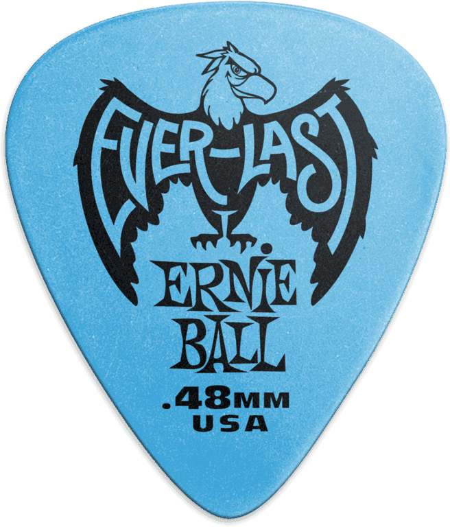 Ernie Ball Everlast Sachet De 12 Bleu 0,48mm - Plectrum - Main picture