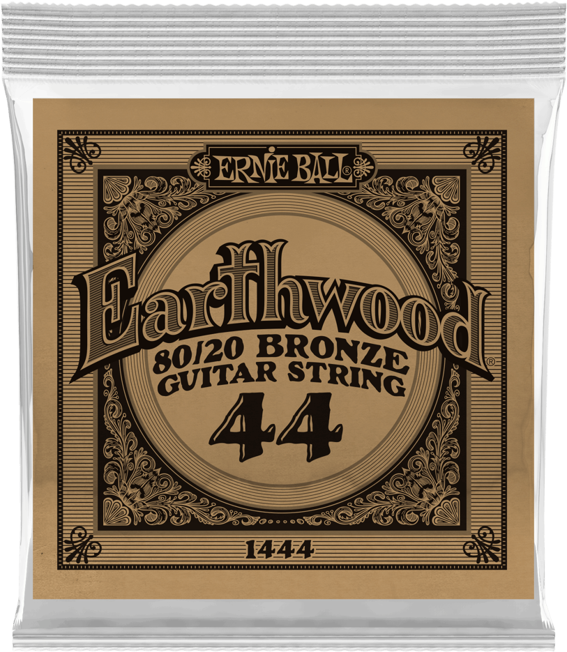 Ernie Ball Corde Au DÉtail Folk (1) Earthwood 80/20 Bronze 044 - Westerngitaarsnaren - Main picture