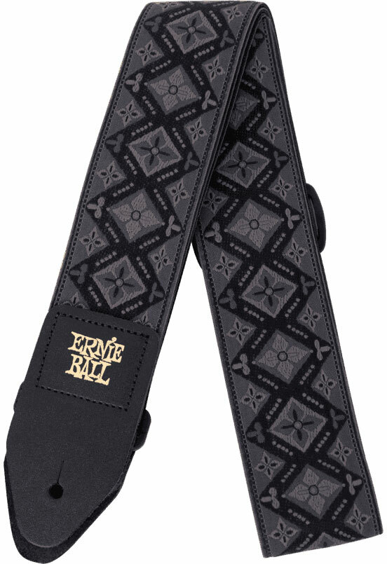 Ernie Ball Jacquard Guitar Strap Regal Black - Gitaarriem - Main picture