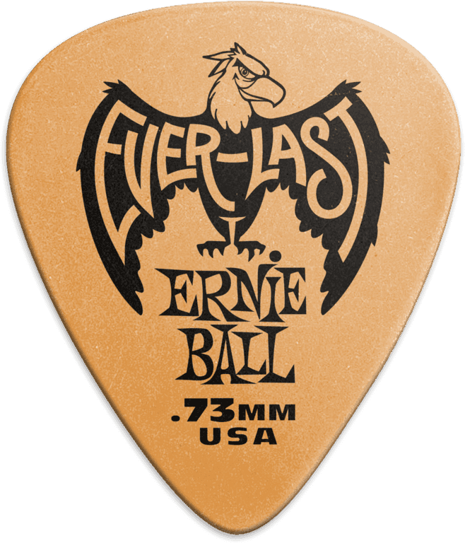 Ernie Ball Mediators Everlast Sachet De 12 Orange 0,73mm - Plectrum - Main picture