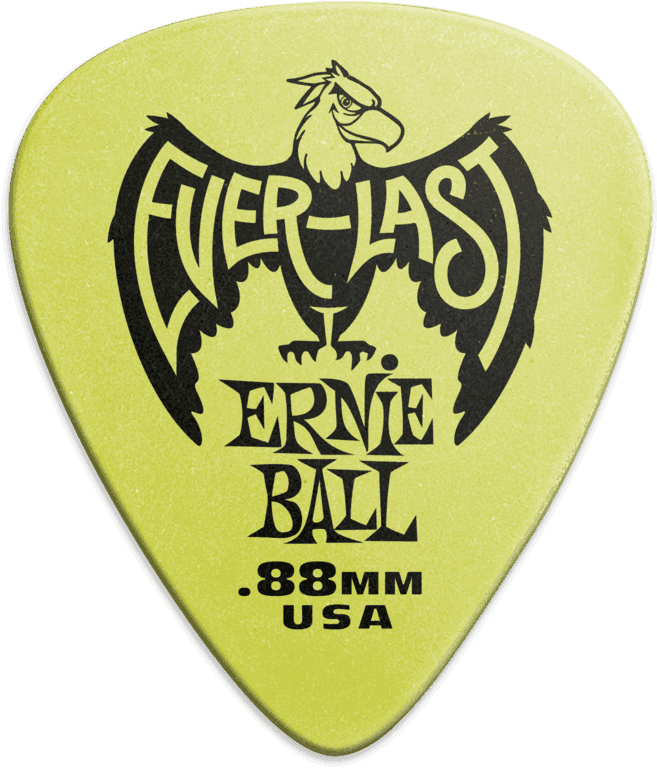 Ernie Ball Mediators Everlast Sachet De 12 Vert 0,88mm - Plectrum - Main picture