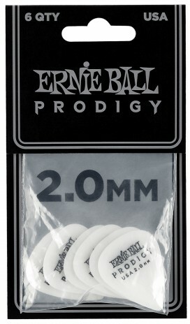 Ernie Ball Mediators Prodigy Sachet De 6 Blanc Standard 2mm - Plectrum - Main picture