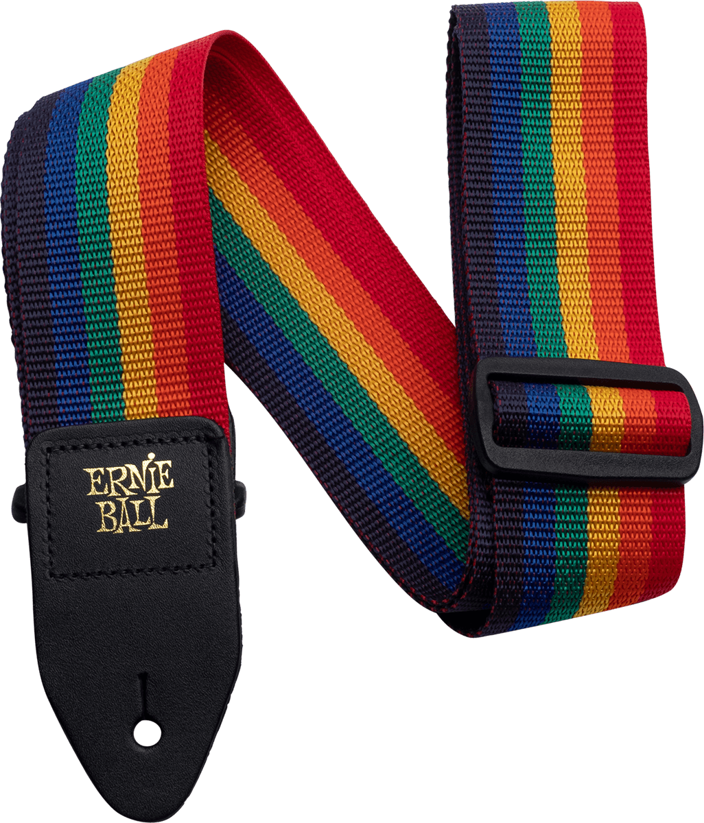 Ernie Ball Polypro 2.inc Guitar Strap Rainbow - Gitaarriem - Main picture