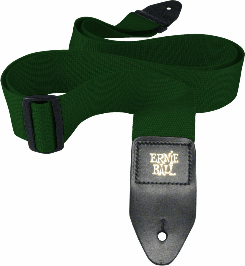 Ernie Ball Polypro Guitar Strap Forest Green - Gitaarriem - Main picture