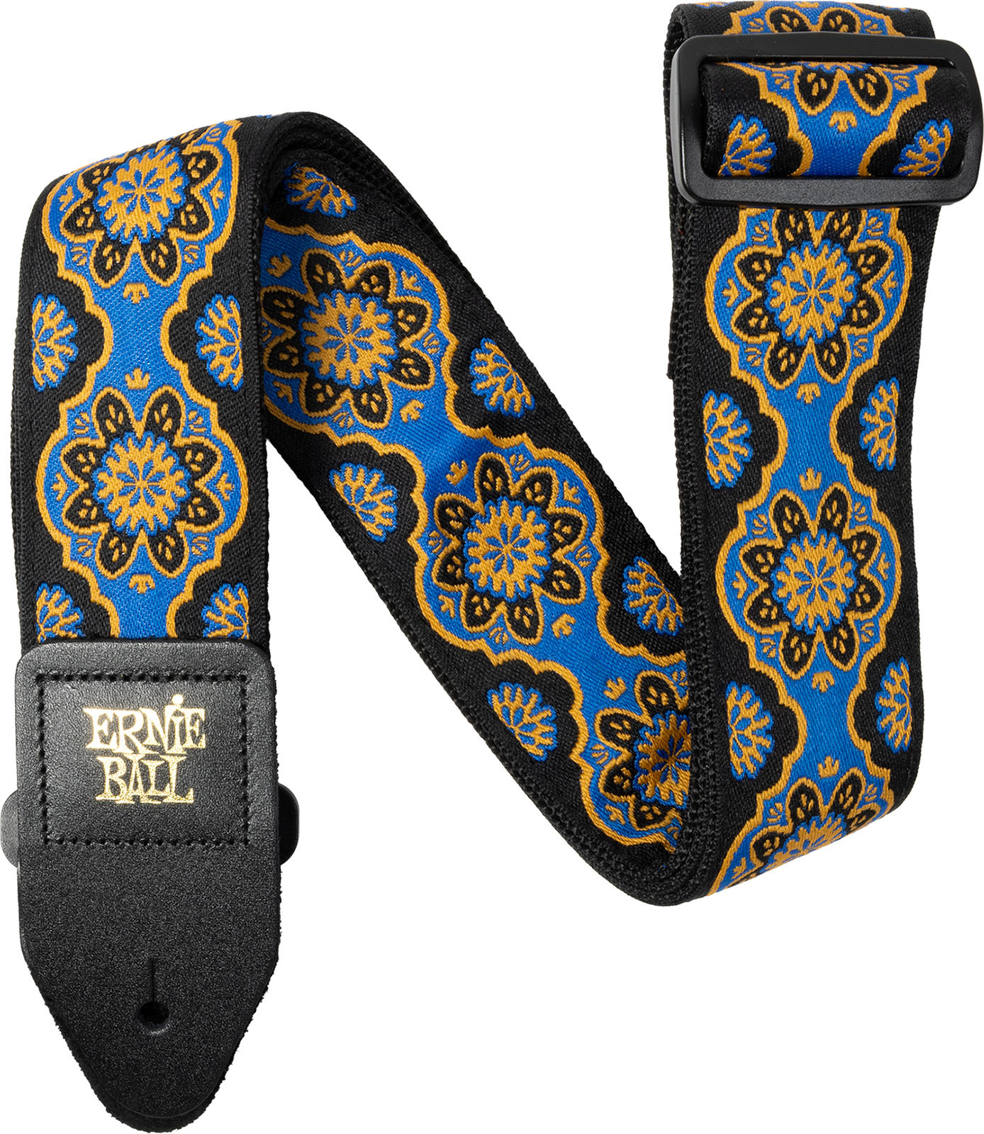 Ernie Ball Sangle Jacquard Kaleidoscope Blue - Gitaarriem - Main picture